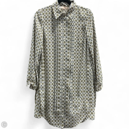 Robe Chemise Imprimé Géométrique Femme