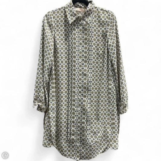 Robe Chemise Imprimé Géométrique Femme