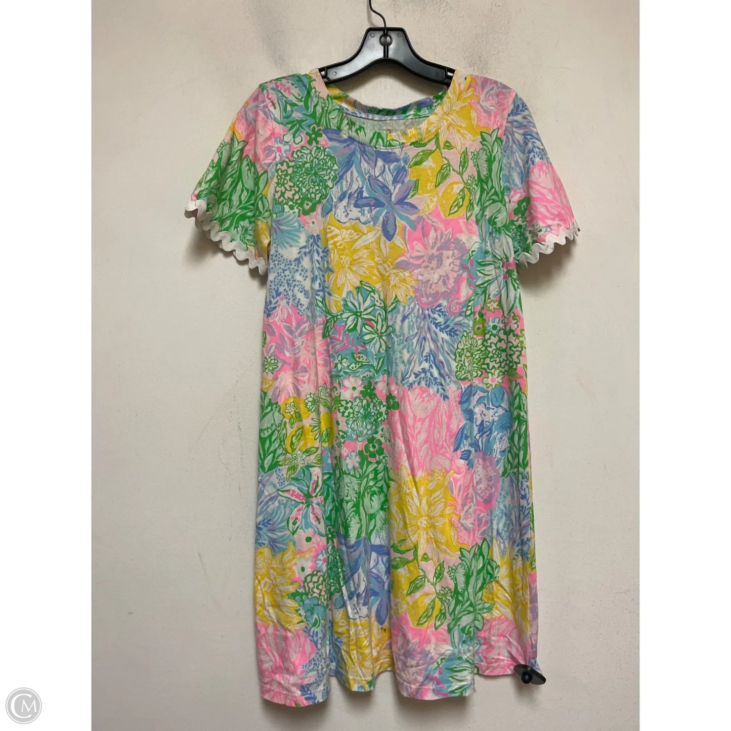 Robe Courte Imprimé Floral Multicolore Femme