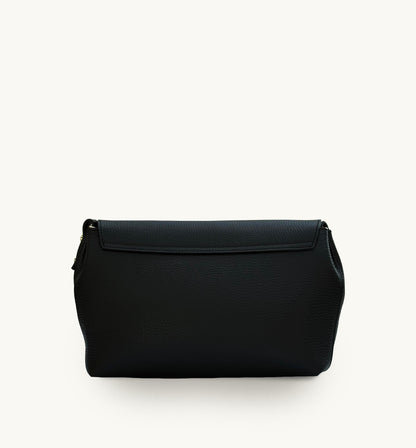 Bagosa Maisie Maxi Black Leather Bag